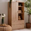 Armoire CHELSEA 1 Porte 2 Tiroirs Chêne Sonoma comparez les prix 20