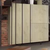 Nouveau Armoire De Rangement RUSTY 3 Portes Chêne 25