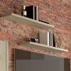 soldes ligne Lot De 2 étagères RUSTY 105 Cm Chêne 22
