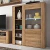 Commode Haute LARZAC 1 Porte Chêne Rivera solde en ligne 17