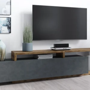 Mur Tv-hifi BOTSWANA 2 Tiroirs 2 Niches Matera/chêne Appenzeller commentaire favorable 13