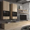 marques de renommée Mur Tv-hifi BABEL 5 Portes Sanremo Sans Led 20