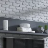 marques pas cher Etagère Murale BOTSWANA 150 Cm Anthracite/chêne Ribbec 19