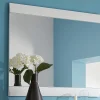 remise en ligne Miroir MACAO Blanc 17