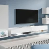 Mur TV AMOS 5 Portes Blanc/blanc Brillant Large choix en ligne 13
