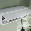 Armoire BARIO 1 Porte Abattante Blanc Mat marque pas cher en ligne 22