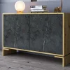 Boutique Commode PORETO 2 Portes Chêne Artisan/gris Pierre 16