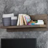 soldes officiel Étagère Murale INDY 120 Cm Frêne Foncé 22