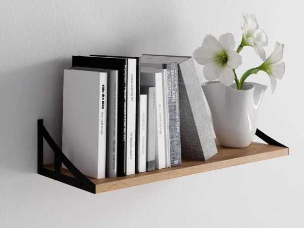 Étagère JULIO 60 Cm Chêne Lancelot soldes pas cher 1