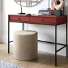 Console MONAK 2 Tiroirs Rouge Foncé Meilleur Service 20