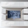 soldes de Noël Mur Tv-hifi ENJOLY 10 Portes Blanc 20