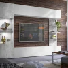 fashioniable Mur Tv-hifi LAZARE 3 Portes Béton/blanc Sans Led 16