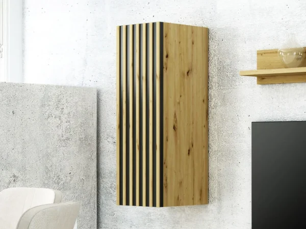 Armoire Murale LAMELO 1 Porte Chêne Artisan outlet 1