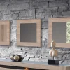 REMISE allant Lot De 3 Miroirs WILSON Chêne Français 19
