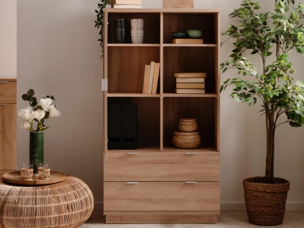 Armoire CHELSEA 1 Porte 2 Tiroirs Chêne Sonoma comparez les prix 3