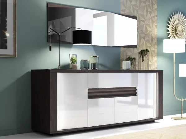 Miroir ARISTOTE 180 Cm Wengé Livraison internationale 3
