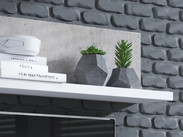 Etagère Murale BOTSWANA 150 Cm Béton pas cher en vente 3