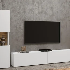 Mur Tv-hifi AVATAR 3 Portes Blanc Avec Led soldes ligne 11