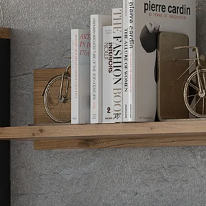 magasin en ligne Étagère OLIANNE 147 Cm Epicéa Appenzeller/noir 11
