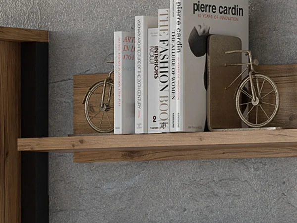 magasin en ligne Étagère OLIANNE 147 Cm Epicéa Appenzeller/noir 3