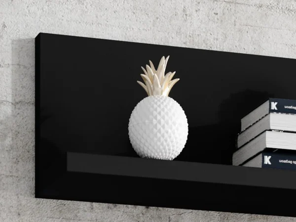 Etagère Murale BOTSWANA 150 Cm Noir Mat fashion pas cher 3