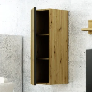 Armoire Murale LAMELO 1 Porte Chêne Artisan outlet 9