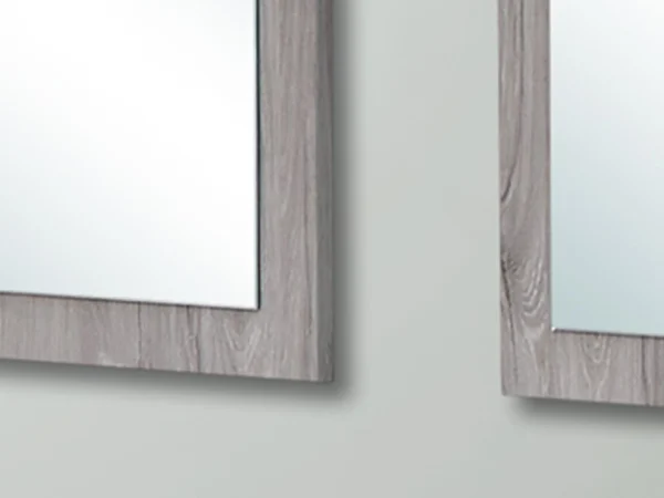 Lot De 3 Miroirs ELINA Chêne Gris destockage 3