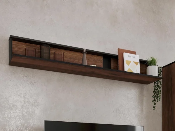 Étagère BORAT 155 Cm Chêne Catania/noir Service Clients Dédié 3