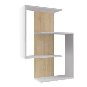 Étagère MORIOKA 65 Cm Blanc/sonoma SOLDES TOUT À 7