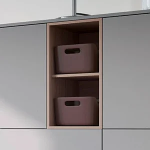 Commode INOXO 3 Portes 3 Tiroirs Gris Clair/chêne Jackson Nouveau 10