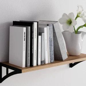 Étagère JULIO 60 Cm Chêne Lancelot soldes pas cher 7