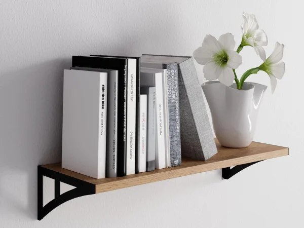 Étagère JULIO 60 Cm Chêne Lancelot soldes pas cher 3