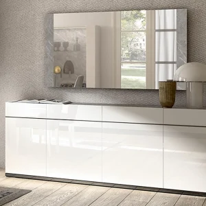 mode Miroir Rectangulaire MIRAS 138 Cm Marbre Gris 8