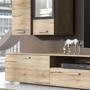 Mur Tv-hifi SAUNA 02 8 Portes Sanremo Sans Led mode pas cher 9