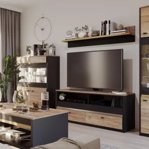 Étagère BELINI 150 Cm Chêne Versal/noir Vente 9