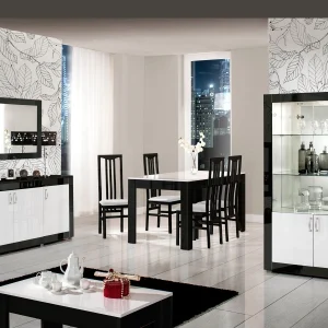 Paiement sécurisé Miroir ETNA 140 Cm Noir Brillant 9