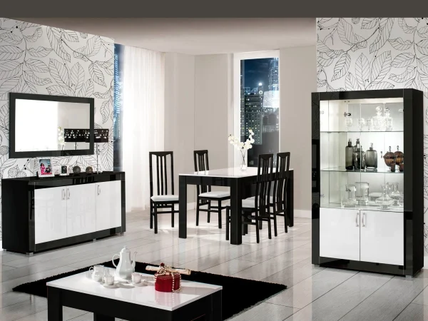 Paiement sécurisé Miroir ETNA 140 Cm Noir Brillant 3