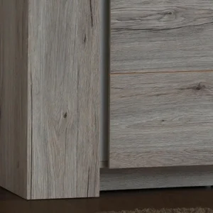 Colonne ELIA 2 Portes Chêne Rustique Pas Cher Magasin Soldes 9