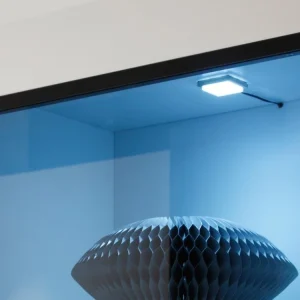 Armoire Murale HERCULE 1 Porte (gauche) Blanc/blanc Laqué Avec Led ultratendance 9