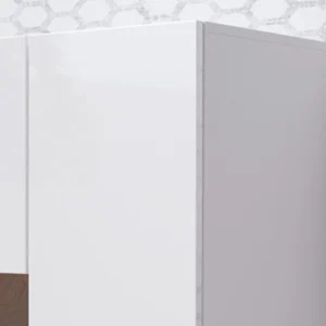 aux meilleurs prix Commode SILAC 2 Portes (gauche) Blanc/chêne Wotan Sans Led 9