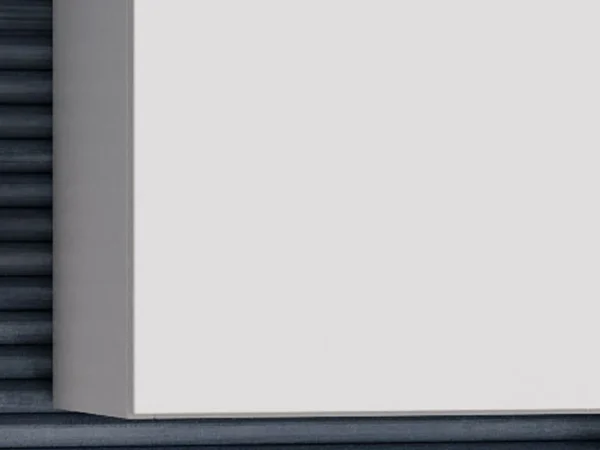 Armoire Murale HELA 1 Porte Blanc Brillant marque pas cher 4