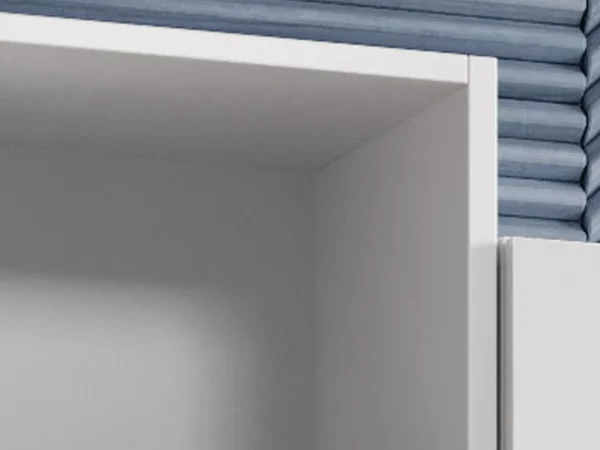 en ligne vente Armoire Murale HELA 3 Niches Blanc Brillant 4