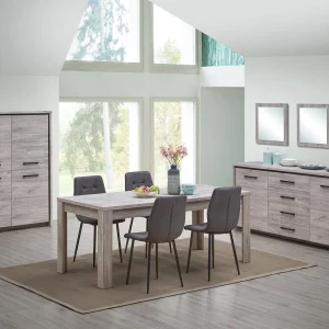 Lot De 3 Miroirs ELINA Chêne Gris destockage 11