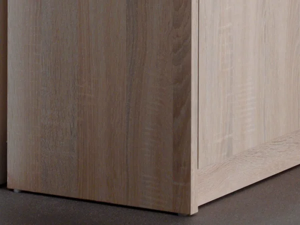 en solde Commode ESPACITO 2 Portes 4 Tiroirs Chêne Sonoma 4