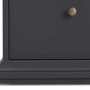 soldes en ligne Commode PARISA 6 Tiroirs Gris Foncé 12