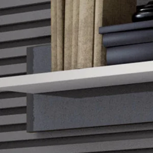 Étagère Murale BRILLAT 120 Cm Blanc/gris Billant excellent qulity 12