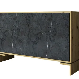 Boutique Commode PORETO 2 Portes Chêne Artisan/gris Pierre 10
