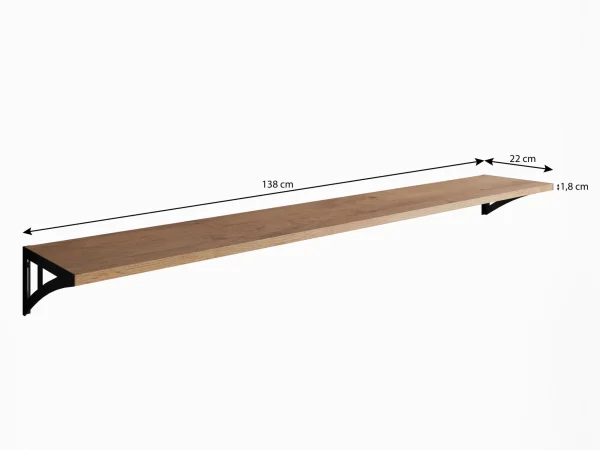 Étagère JULIO 138 Cm Chêne Lancelot acheter en ligne 4