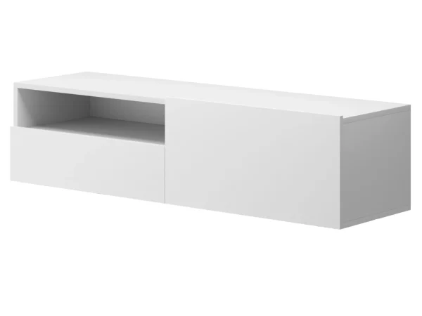 Mur Tv-hifi ENJOLY 6 Portes 1 Tiroir Blanc excellent qulity 4