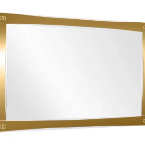 Miroir LUXOR 140 Cm Blanc/or magasins pas chers 10
